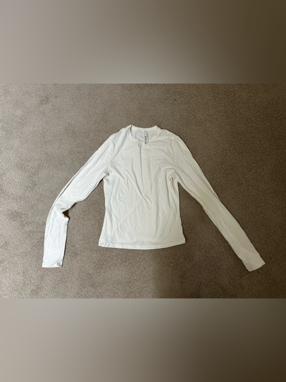 Classic Skims Cream Long Sleeve Tee